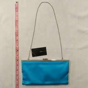 BCBG MAX AZRIA Turquoise Clutch New with Tags